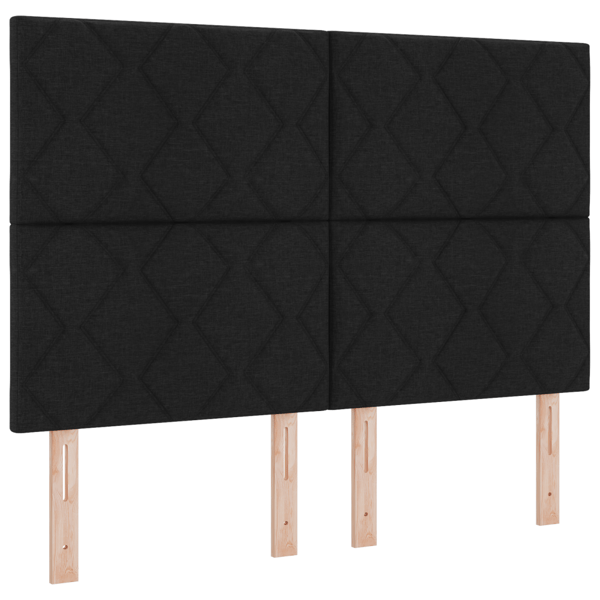 LED huvuddyna Svart 144 cm tyg