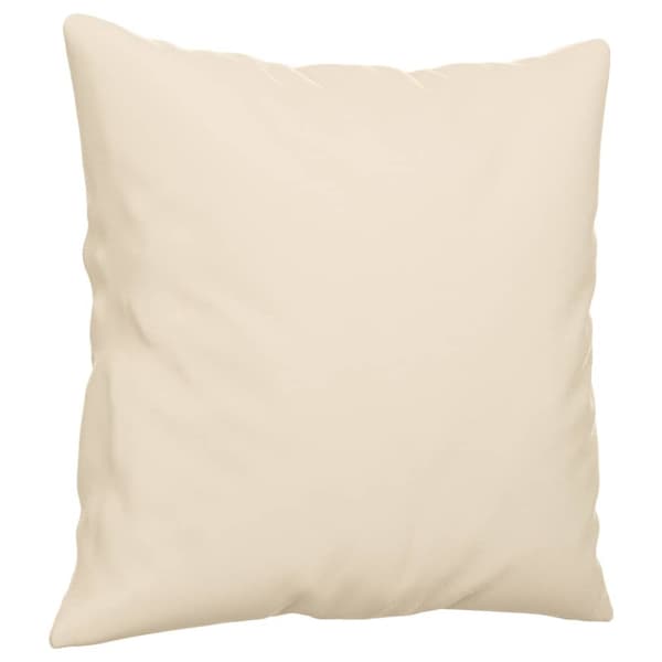 Soffgrupp med kuddar 4 delar Beige mikrofibertyg