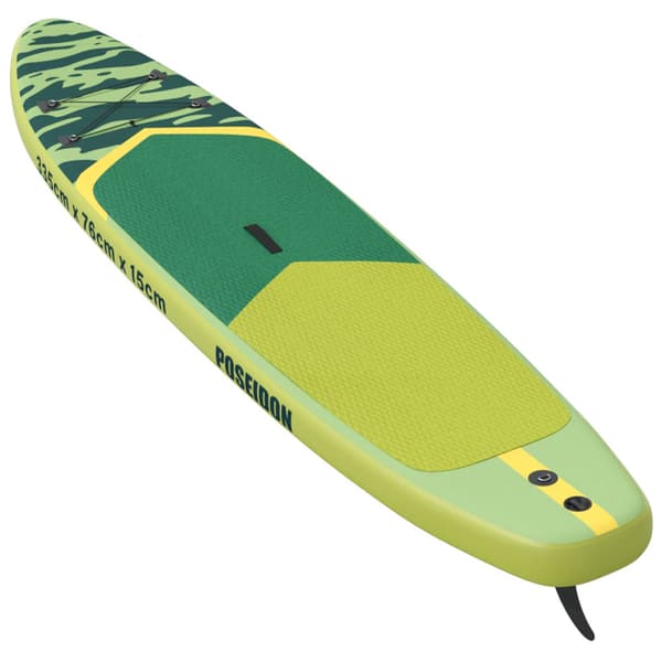 Uppblåsbar Stand Up Paddle Board POSEIDON Grön 335 x 76 x 15 cm