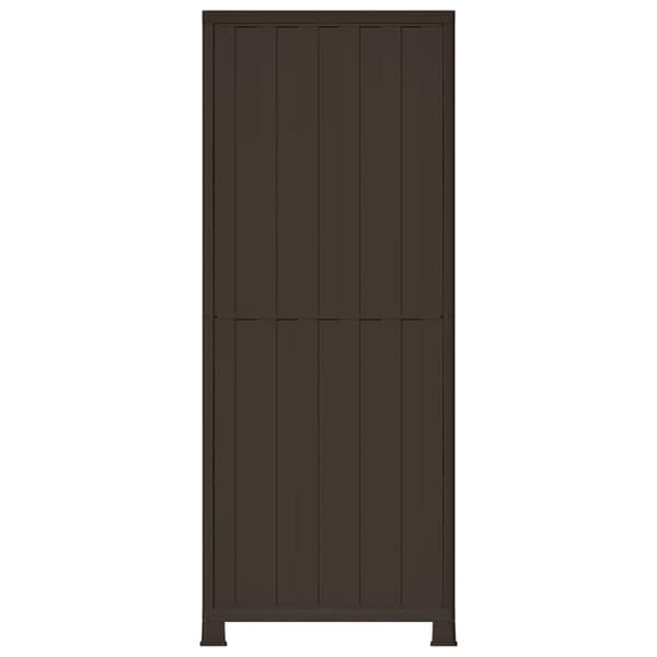 Plastskåp 68x39x171,5 cm rottingutseende