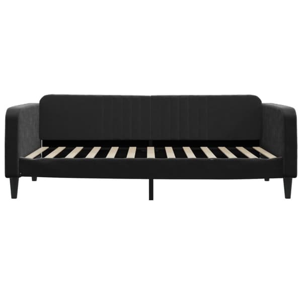 Dagbädd svart 100x200 cm sammet