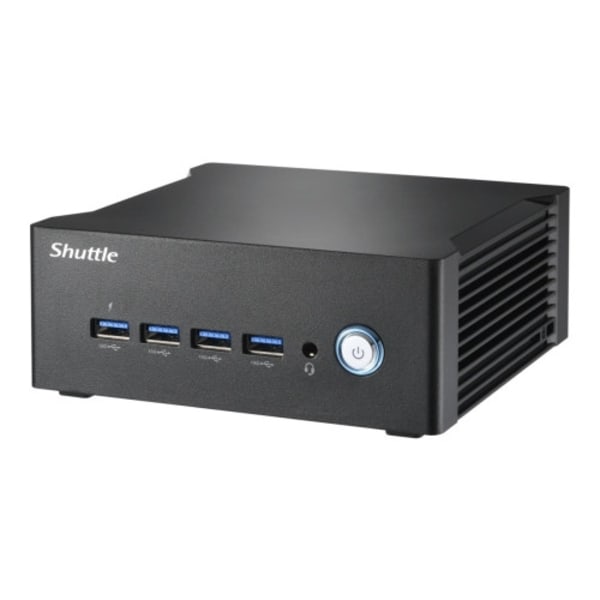 Shuttle XPC nano NT10H5 - mini-PC - AI Ready - Core Ultra 5 125H 1.2 GHz - 0 GB - ingen HDD Svart