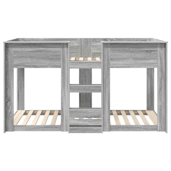 Köksbädd för barn Grå Sonoma 80 x 200 cm Konstruerat trä