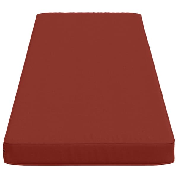 1-delad Bänk Kudde VUGHT 100% Polyester Röd 160 x 40 x 5 cm