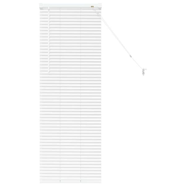 Persienn Vit 130 x 45 cm 25 mm Aluminium