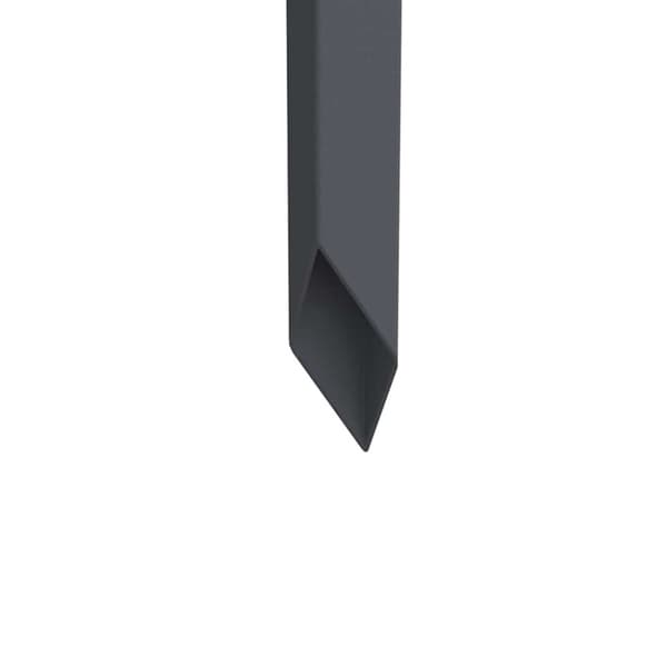 Trädgårds integritetsskärm Antracit 50 x 140 cm Kallvalsat stål