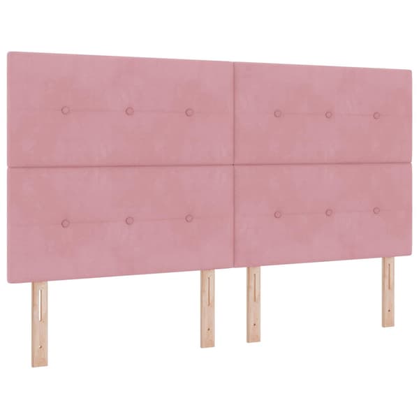Ottoman säng med madrass Rosa 180 x 200 cm Sammet
