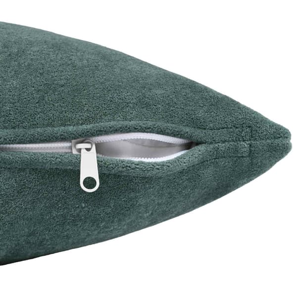 Kudde med kudde HEERLEN 2 st HavBlå Mikrofiber Fleece