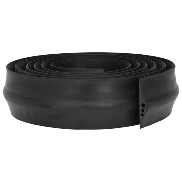 Garagegolvförsegling Svart 74 x 20 mm 8 m EPDM-gummi