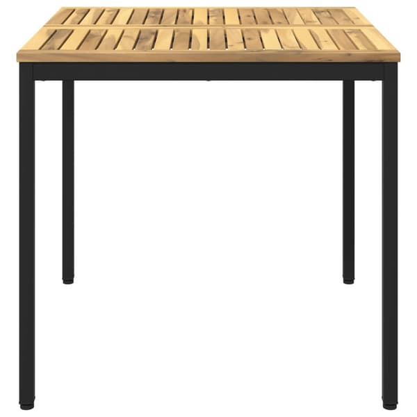 Trädgårds Middagsbord Vit och svart 80 x 80,5 x 75 cm
