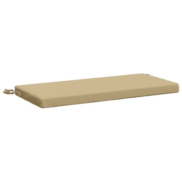 Bänk kudde SOEST 100% Polyester Beige 60 x 40 x 5 cm