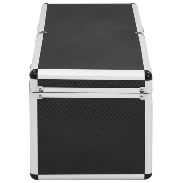 Förvaringsväskor 2 st svart aluminium