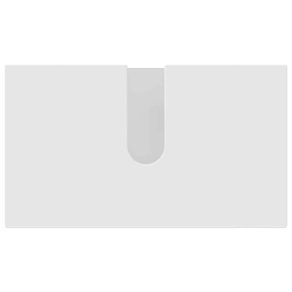 Badrumsmöbelset med låda 4 pcs Vit Konstruerat trä & Metall