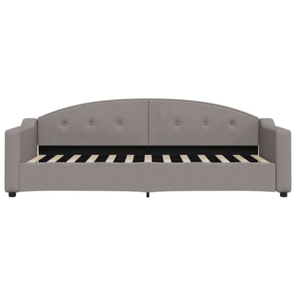 Dagbädd utdragbar taupe 80x200 cm tyg