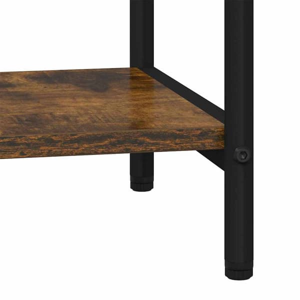 Hyllsystem Rökt ek 60 x 30 x 109 cm Konstruerat trä