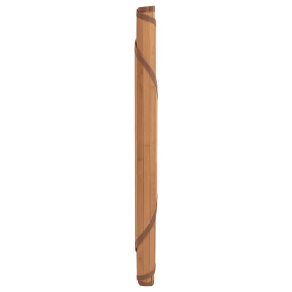 Matta rund natur 100 cm bambu