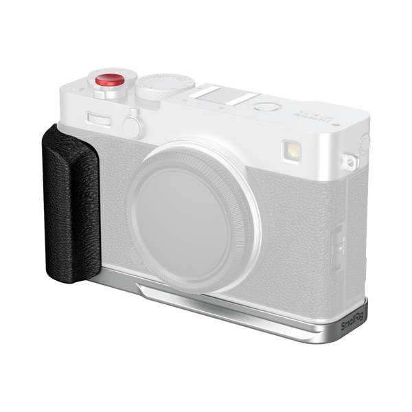 SmallRig 5447 L-Shaped Mount Plate with Silicone Handle for FUJIFILM X-E5 Silver