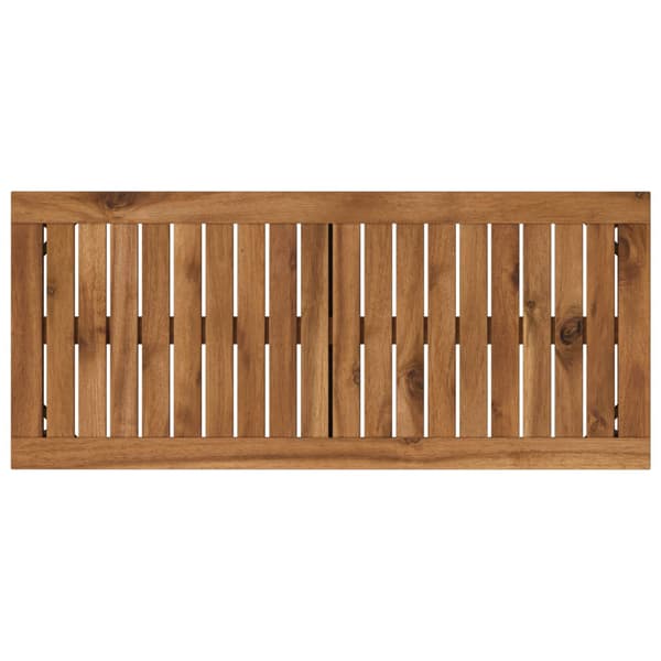 Trädgårdsbänk 80,5 x 35 x 45 cm Massivt Akaciaträ Rektangulär
