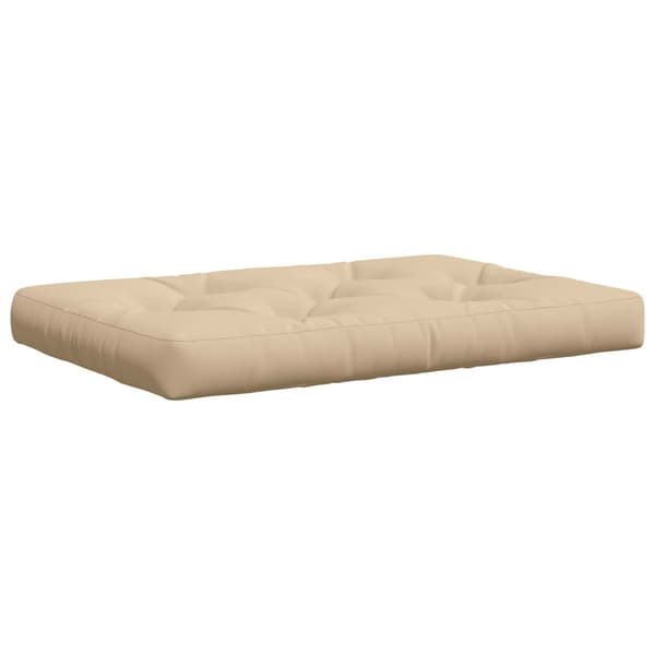 Pallkudd VIANEN 100% Polyester Gräddvit 120 x 80 x 12 cm