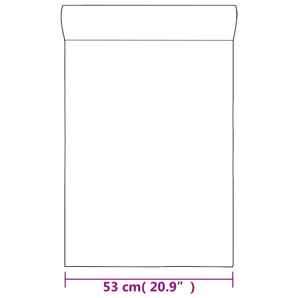 3D Solid Tapet Randig Grå 10 x 0,53 m Non-woven tyg