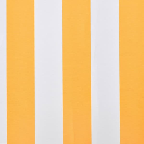 Markisduk orange & vit 5x3 m