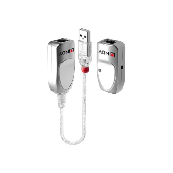 LINDY CAT5 USB Extender - USB-förlängningskabel - USB Grå