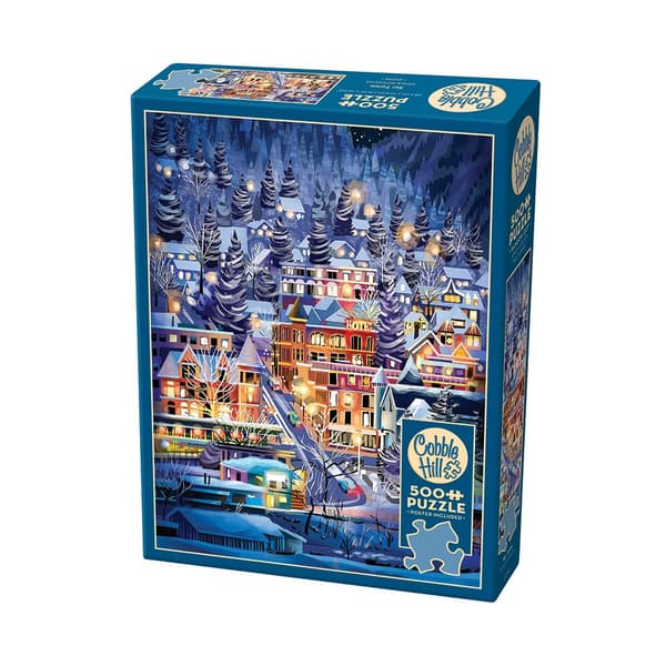Ski Town, Pussel, 500 bitar, Cobble Hill