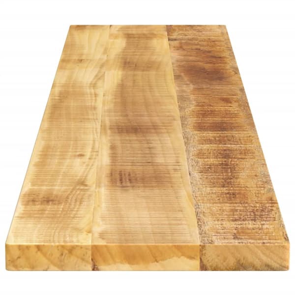 Bordsskiva 140x30x2,5 cm rektangulär massivt grovt mangoträ