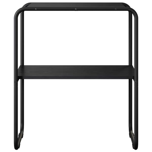 Konsolbord Svart ek 100 x 42,5 x 70 cm Konstruerat trä