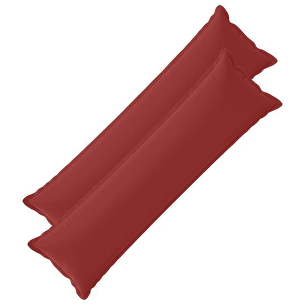 Kudde med kudde HOUTEN 2 st Vinröd Polyester