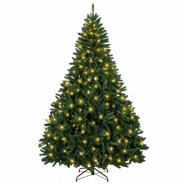 Plast Hingad Julgran 240 cm 300 LED-lampor Varmvit