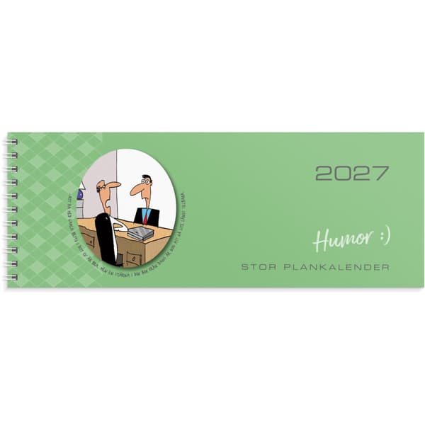 Stor Plankalender Humor 2027