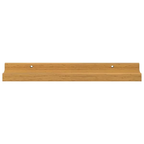 Vägg hylla Väggmonterat 2 pcs Beige 40 x 9 x 3 cm