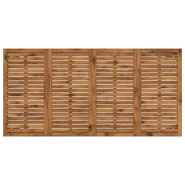 Trädgårds Middagsbord Naturlig och vit 147 x 88,5 x 75 cm
