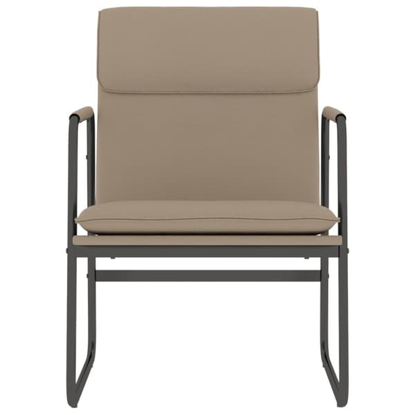 Loungestol cappuccino 55x64x80 cm konstläder