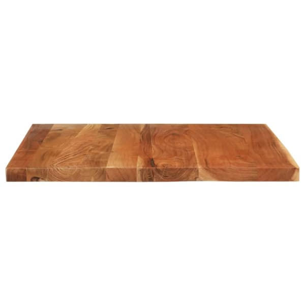 Bordsskiva 100x80x2,5 cm rektangulär massiv akacia