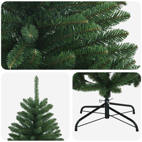 Plast Hingad Julgran 210 cm PVC Medium Grön