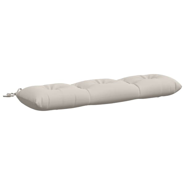 Bänk kudde VIANEN 100% Polyester Vit 110 x 30 x 12 cm