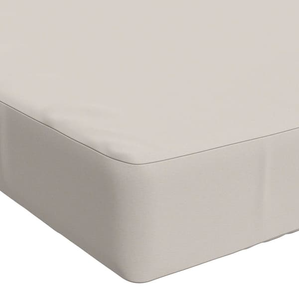 Bänk kudde SOEST 100% Polyester Vit 120 x 40 x 8 cm