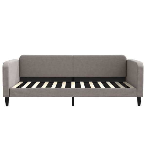 Dagbädd utdragbar taupe 100x200 cm tyg
