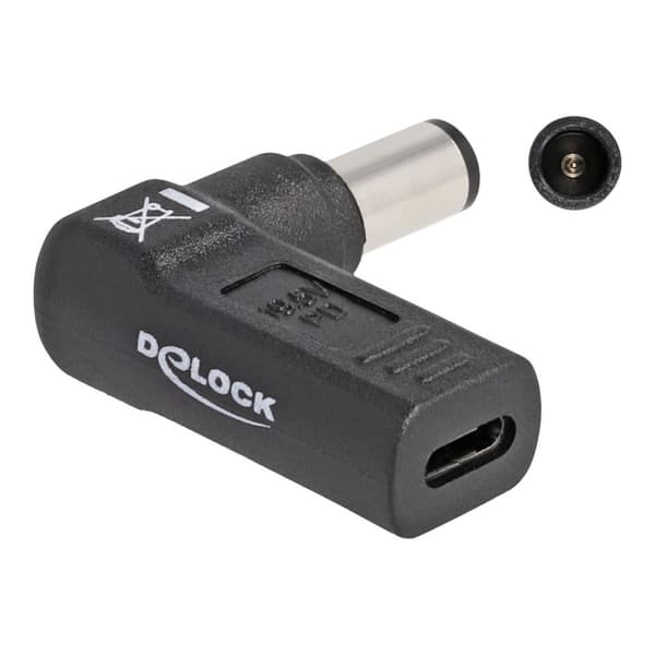 Delock - strömadapter - USB-C till likströmsuttag 7,4 x 5 mm