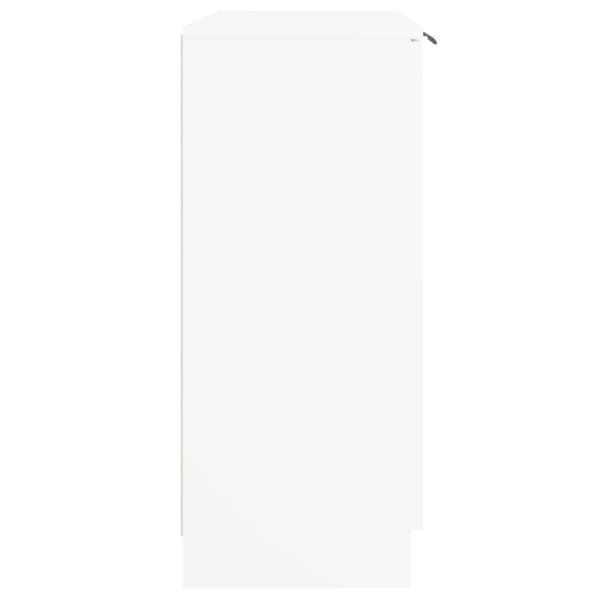 Skänk vit 60x30x70 cm konstruerat trä