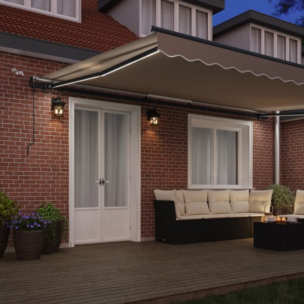 Markis tyg Beige 500 × 350 cm Polyester