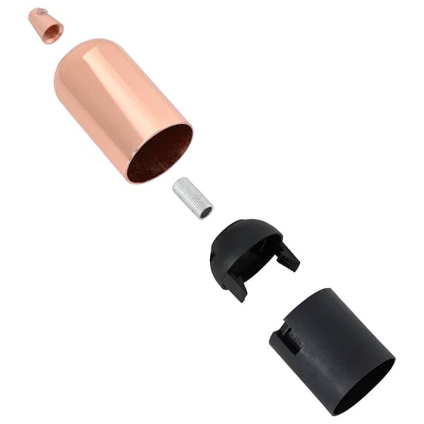 Lamphållare 2 st roséguld E27