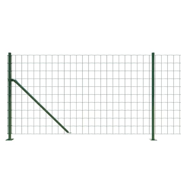 Stängsel med stolpsko grön 0,8x25 m