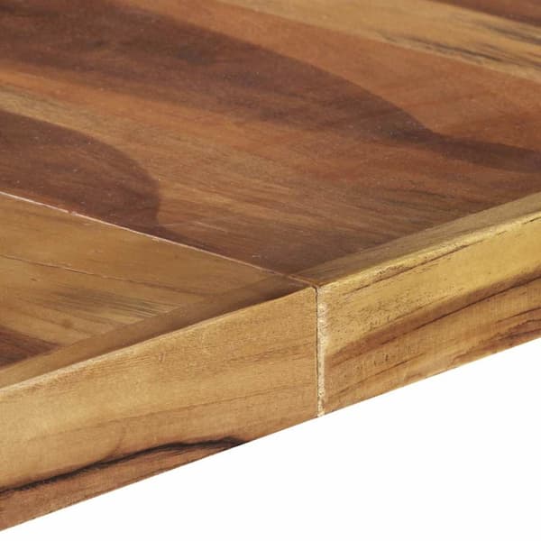 Matbord 140x140x75 cm massivt trä