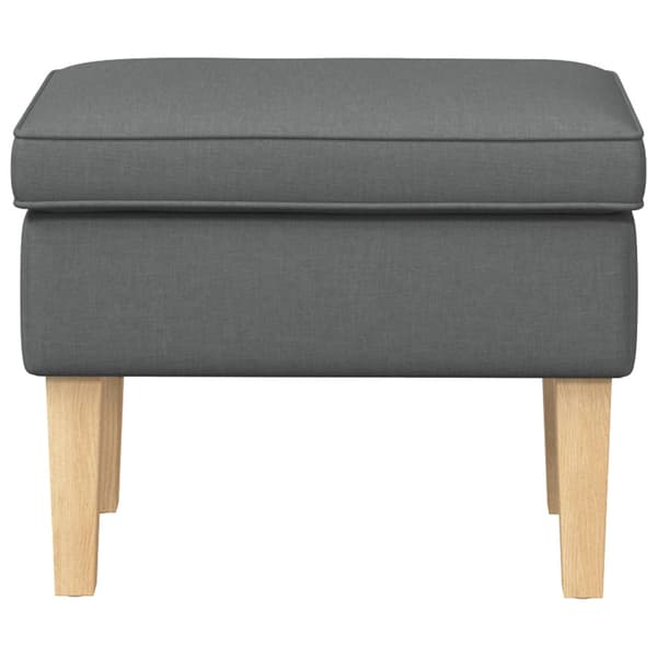 Fotpall Mörkgrå 55 x 35 x 41 cm Tyg