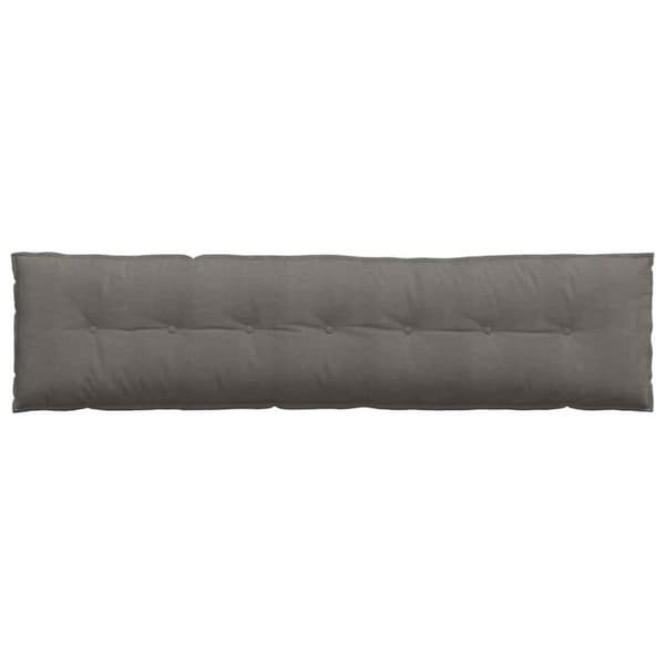 Ryggkudde Ljusgrå 200 x 50 cm Kordread tyg