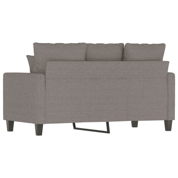 2-sitssoffa taupe 120 cm tyg