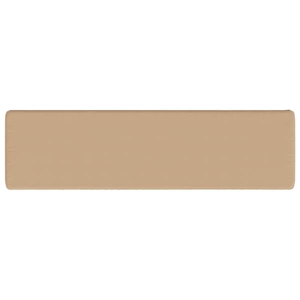 1-delad Bänk Kudde VUGHT 100% Polyester Sand 140 x 40 x 5 cm